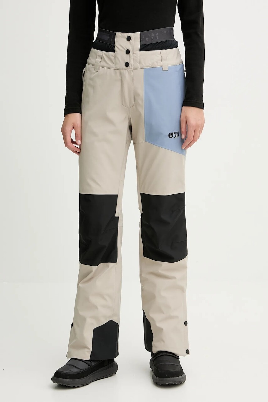 Lyžiarske nohavice Picture Seen béžová farba, WPT0136
