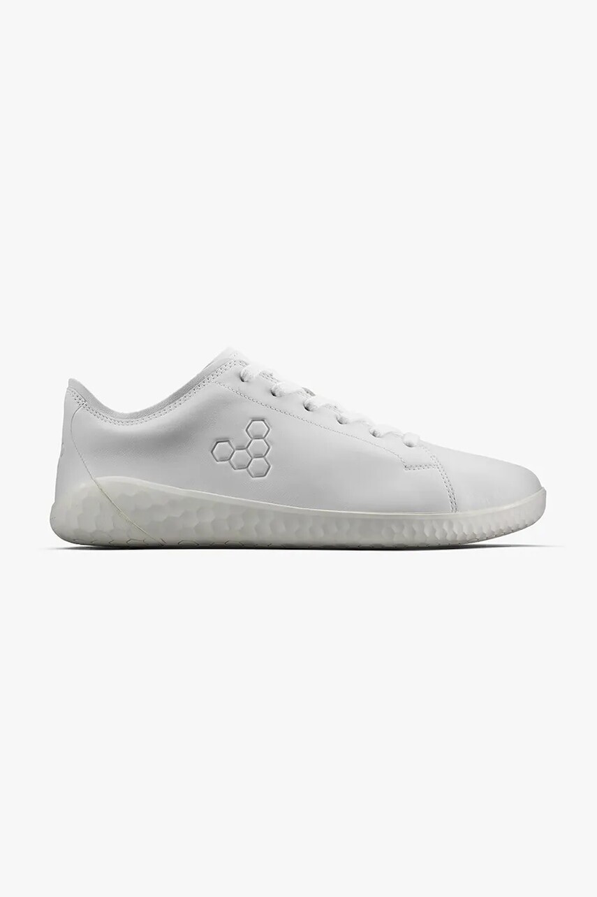 Kožené tenisky Vivobarefoot GEO COURT IV biela farba, 209062