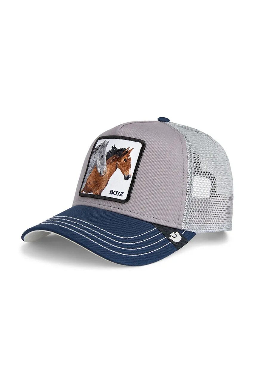 Šiltovka s prímesou bavlny Goorin Bros The Boyz fialová farba, 101-2283