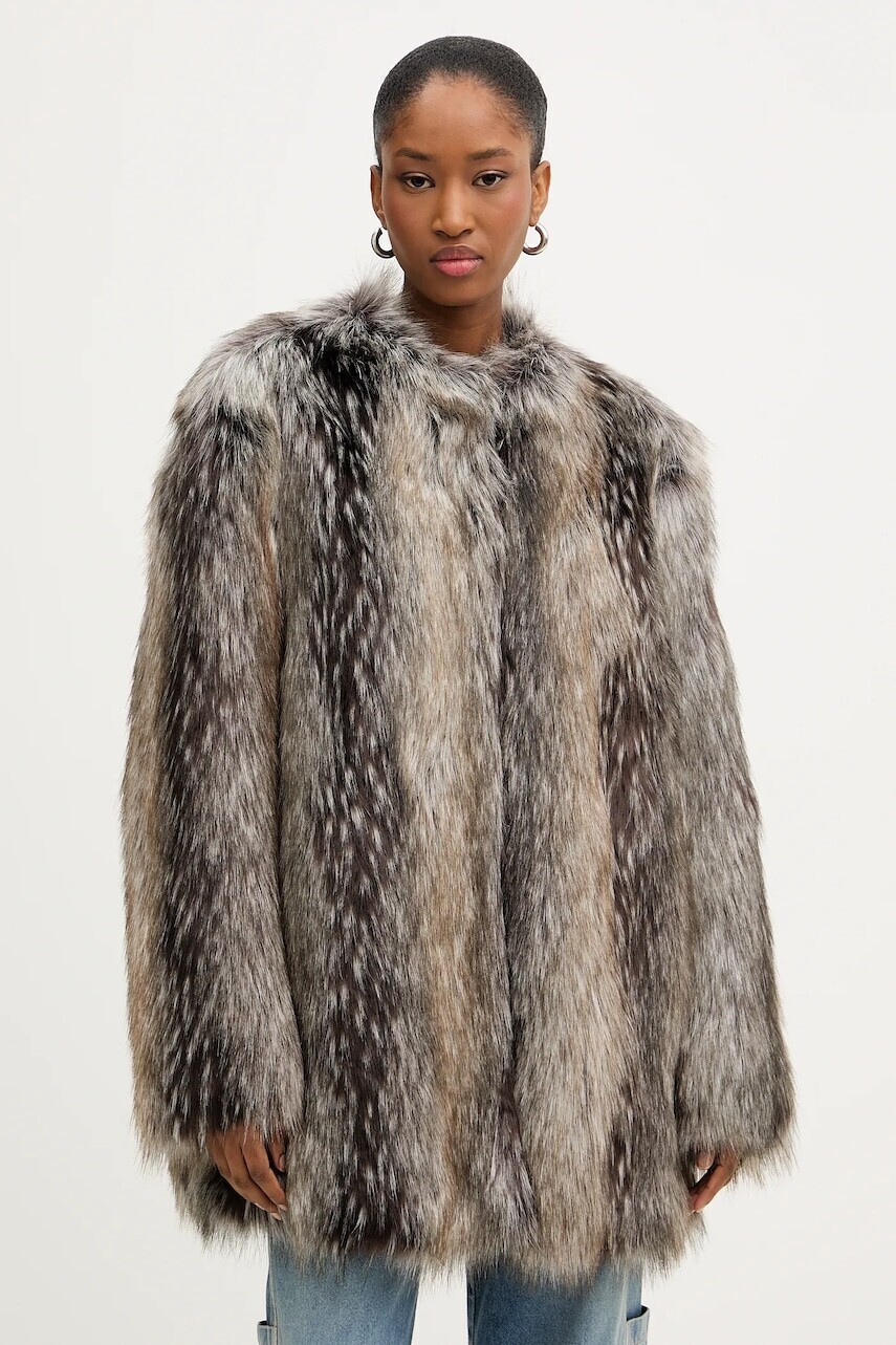 Kabát Haveone šedá farba, KCT-P018