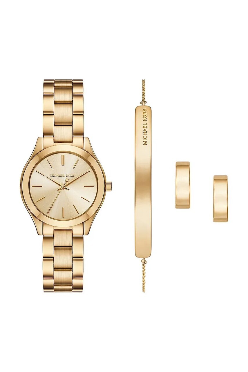 Hodinky Michael Kors dámske, zlatá farba, MK7561SET