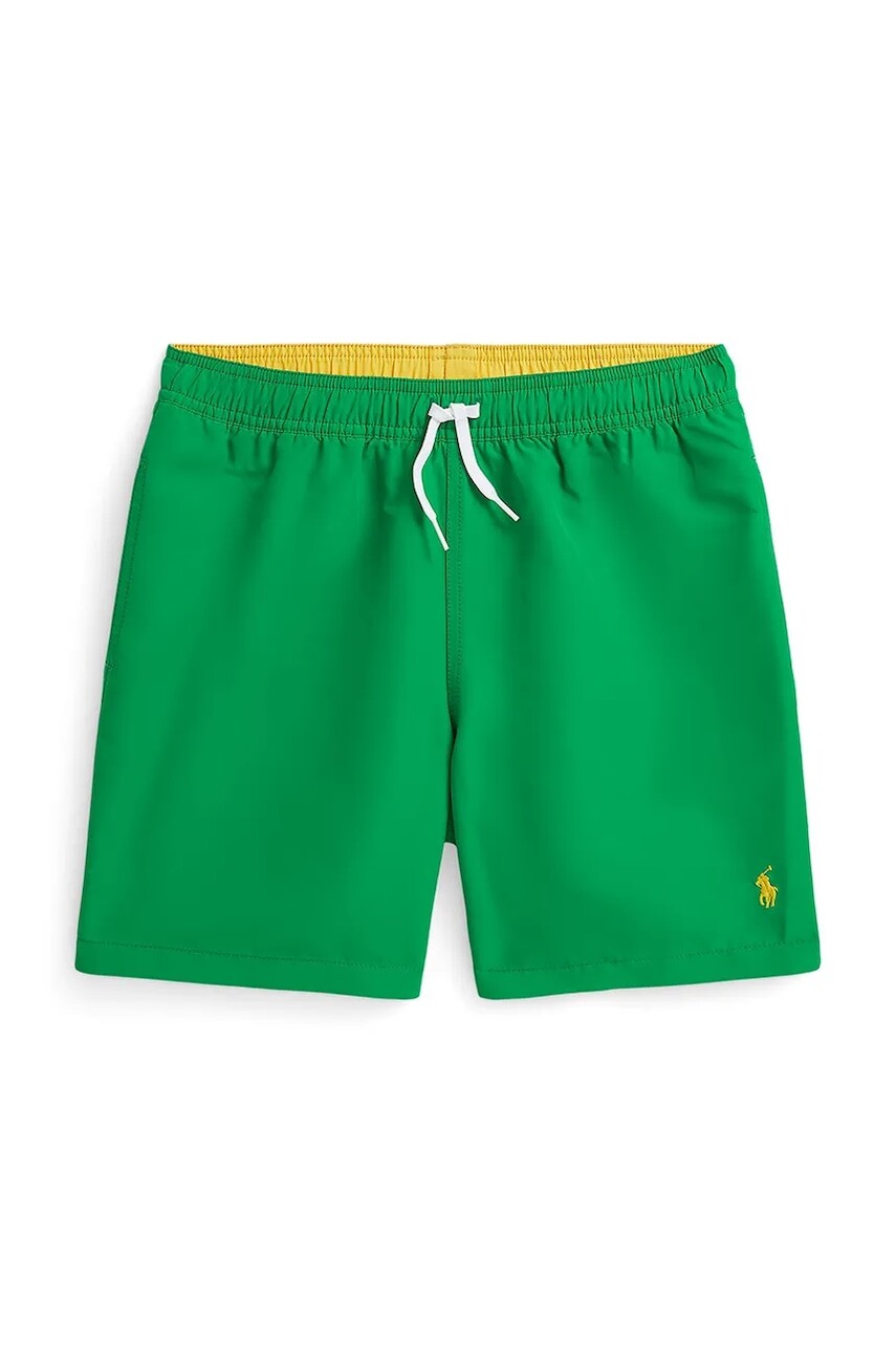 Detské plavkové šortky Polo Ralph Lauren zelená farba, 323A99526002
