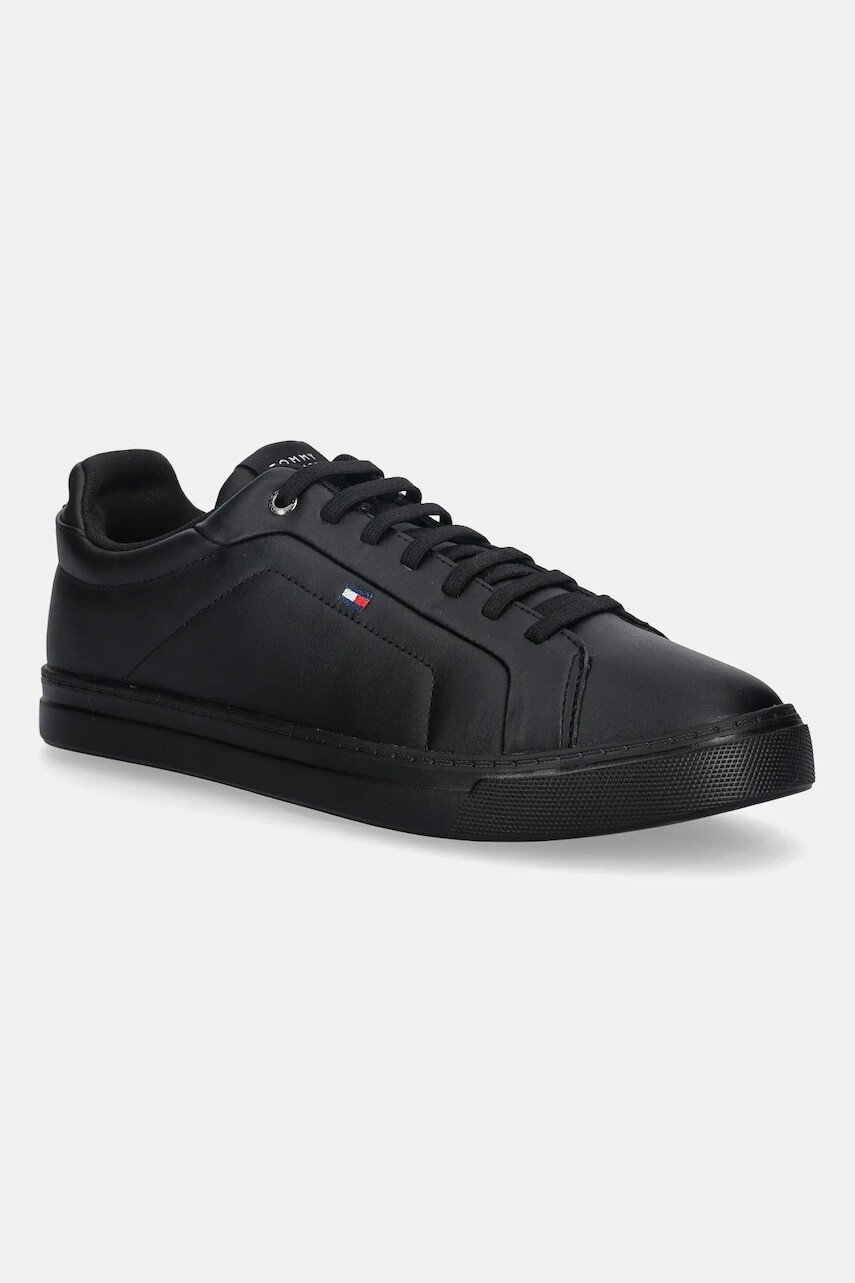 Tenisky Tommy Hilfiger ICON COURT LIGHT ESS čierna farba, FM0FM05678