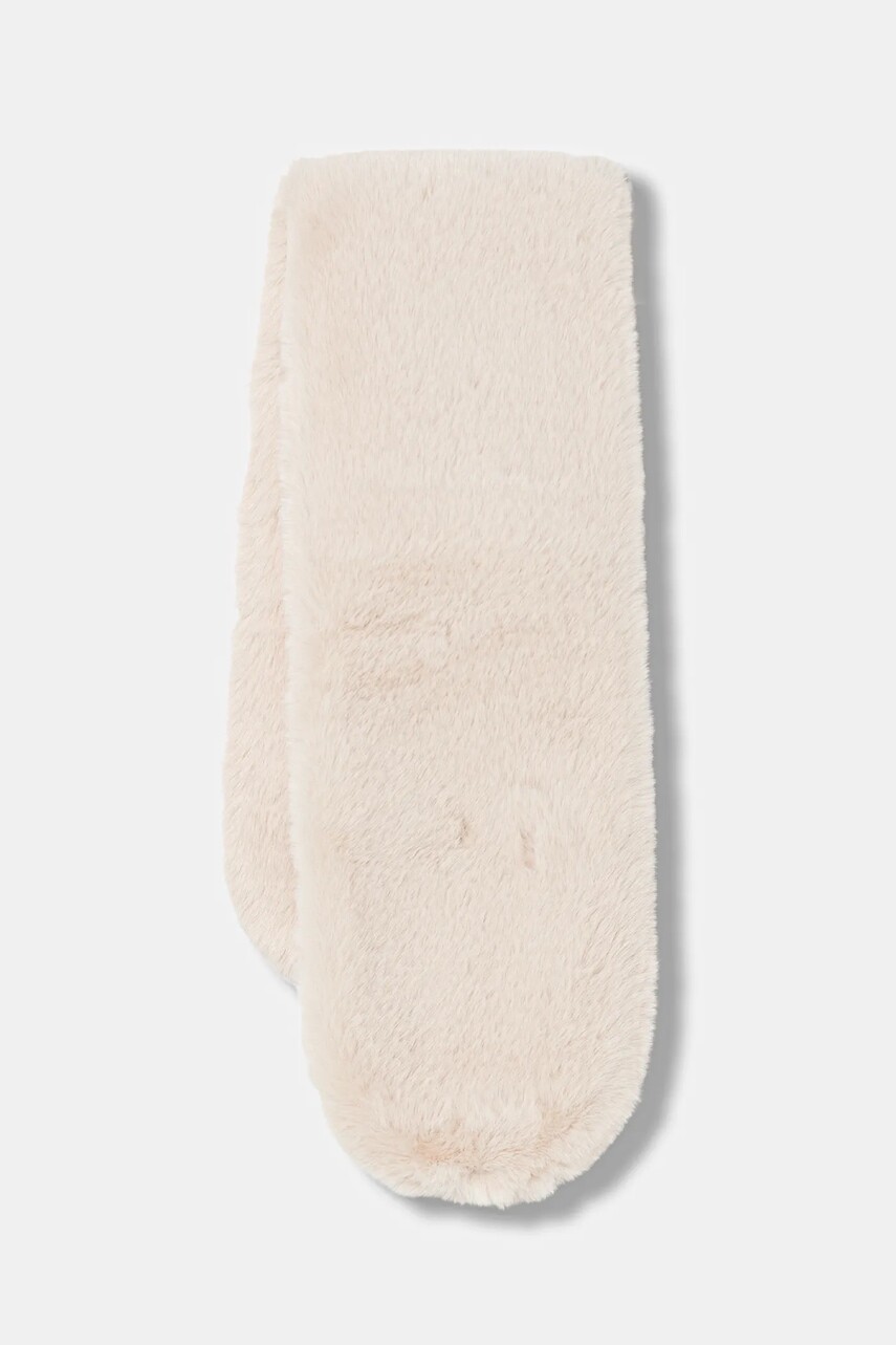 Šál Morgan béžová farba, jednofarebný, 5DOUVO