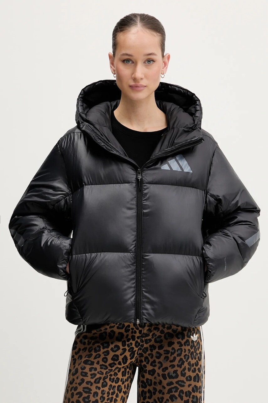 Páperová bunda adidas adidas x Z.N.E čierna farba, zimná, JL6907