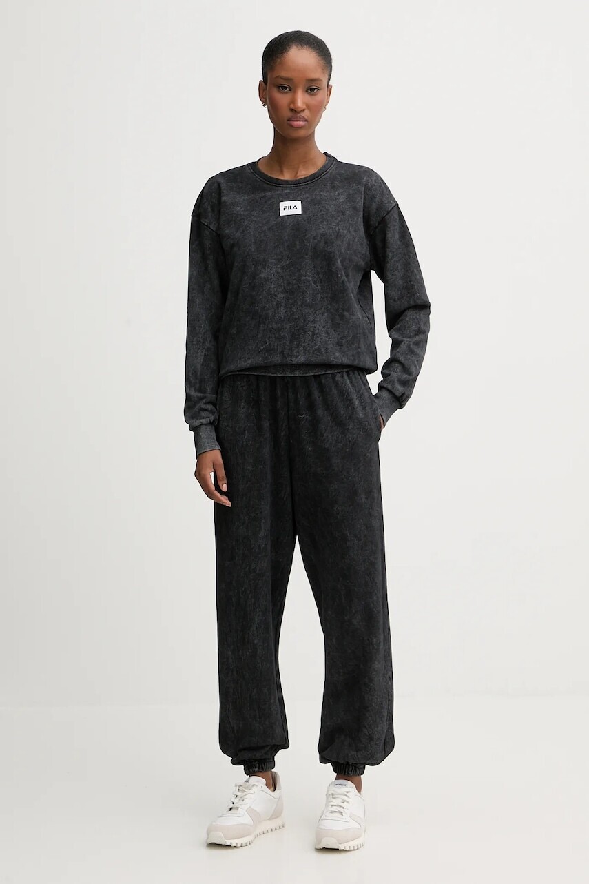 Bavlnená tepláková súprava Fila šedá farba, FPW4215