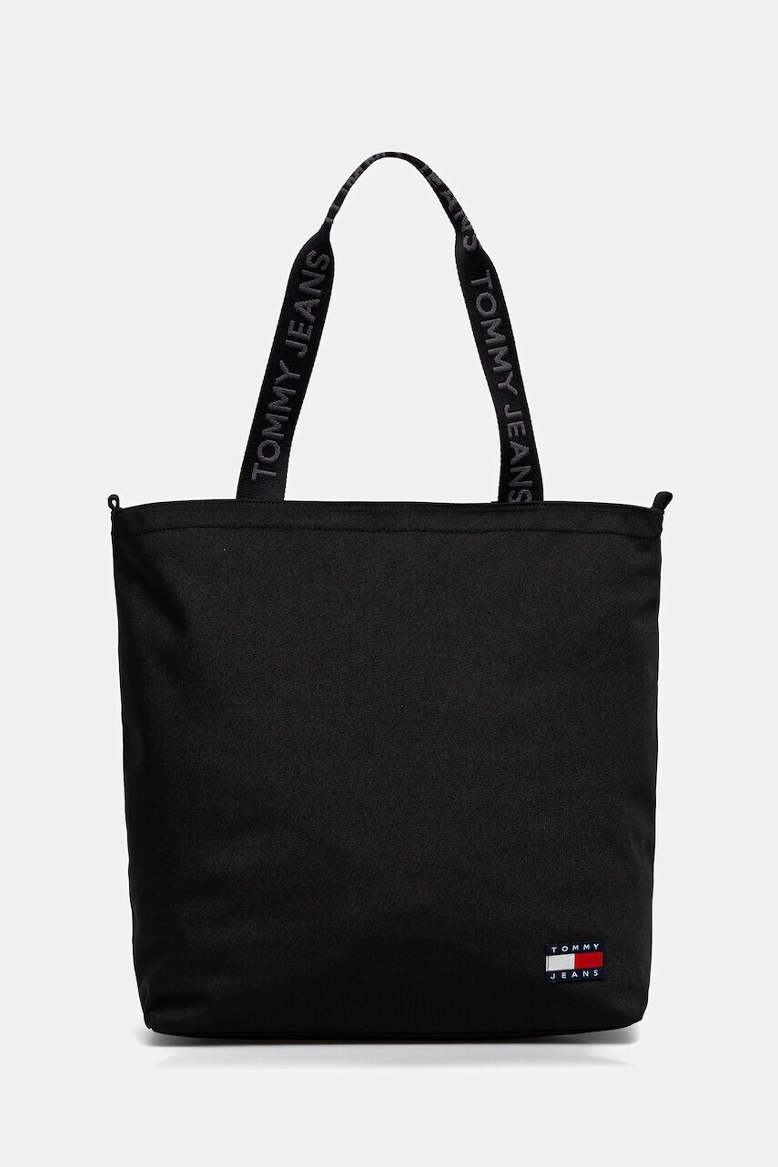 Taška Tommy Jeans čierna farba, AM0AM14049
