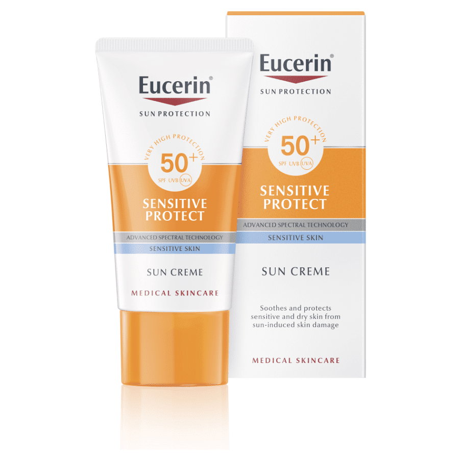 EUCERIN Sun Sensitive Protect Opaľovací krém na tvár SPF 50+ 50 ml