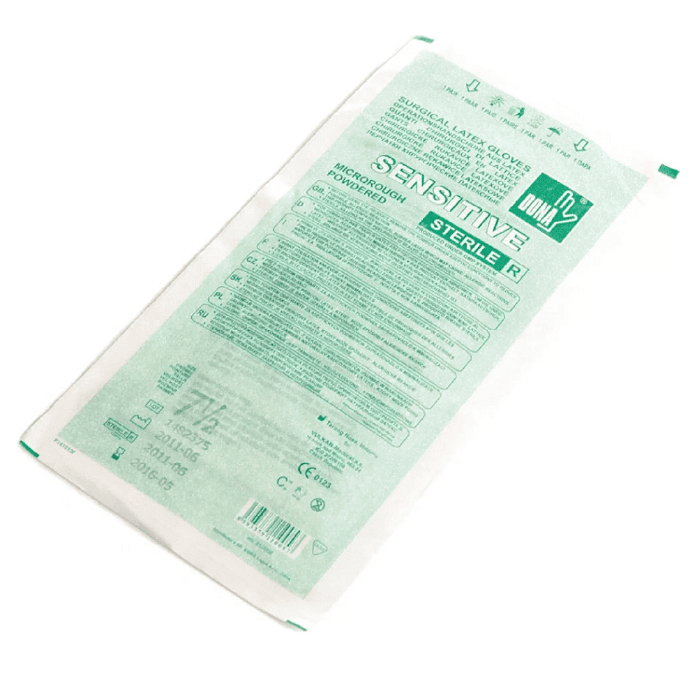 DONA Sensitive rukavice operačné sterilné prašné veľkosť 9 pár