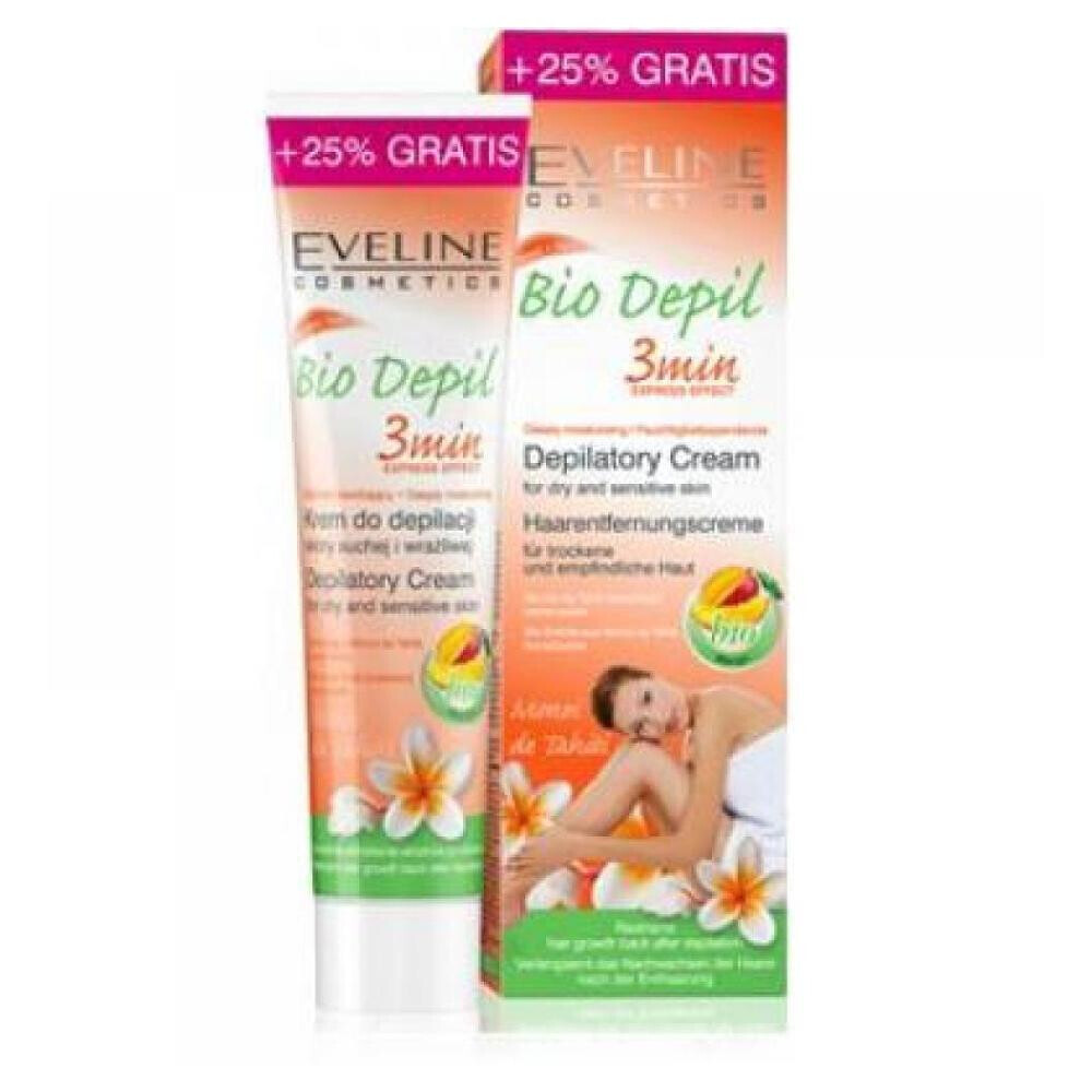 EVELINE Bio Depil Depilačný krém s výťažkami z manga 125 ml