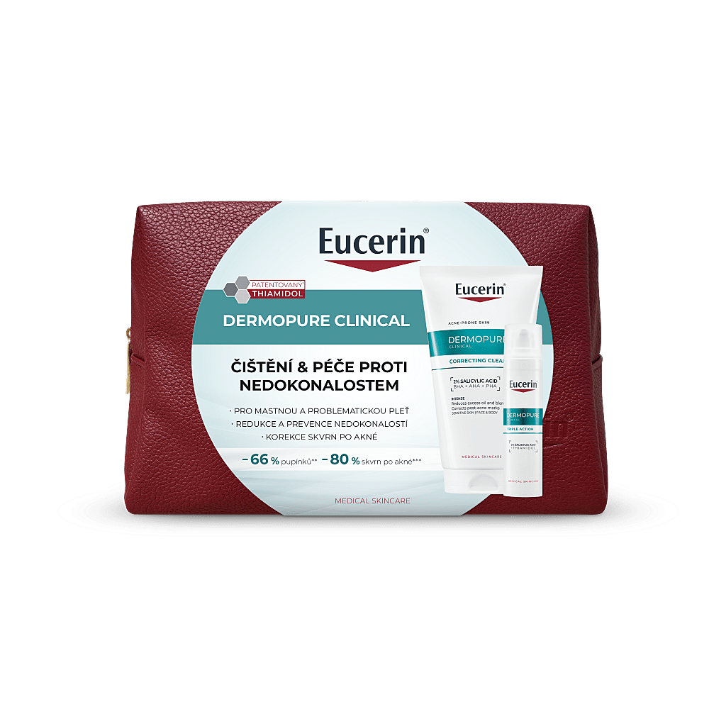 EUCERIN DermoPure Clinical Vianočná kazeta 2 kusy