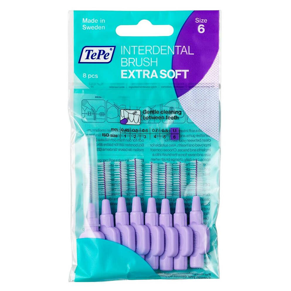 TEPE Medzizubné kefky EXTRA SOFT 1,1 mm 8 ks