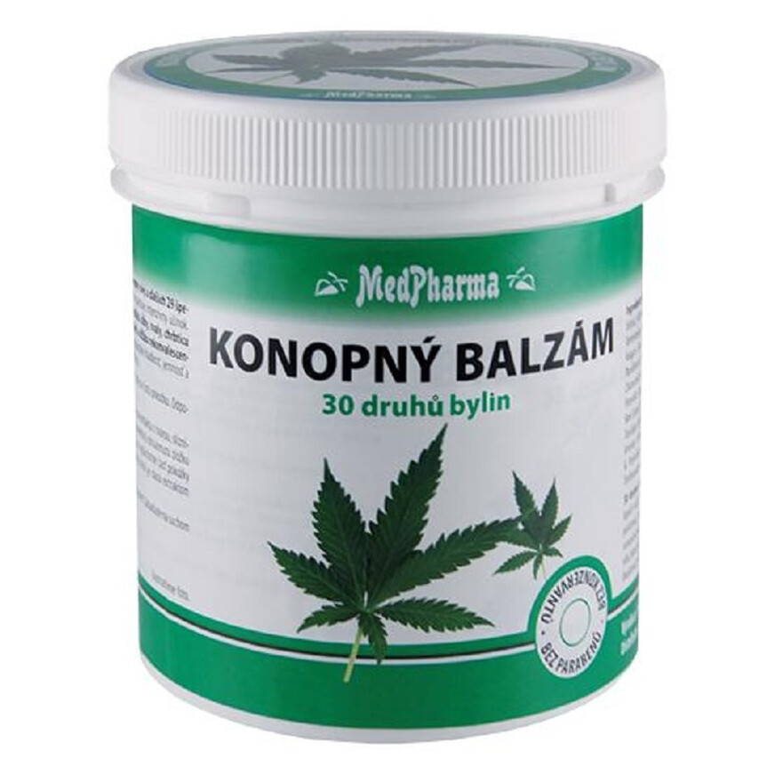 MEDPHARMA Konopný balzam, 30 druhov bylín 250 ml