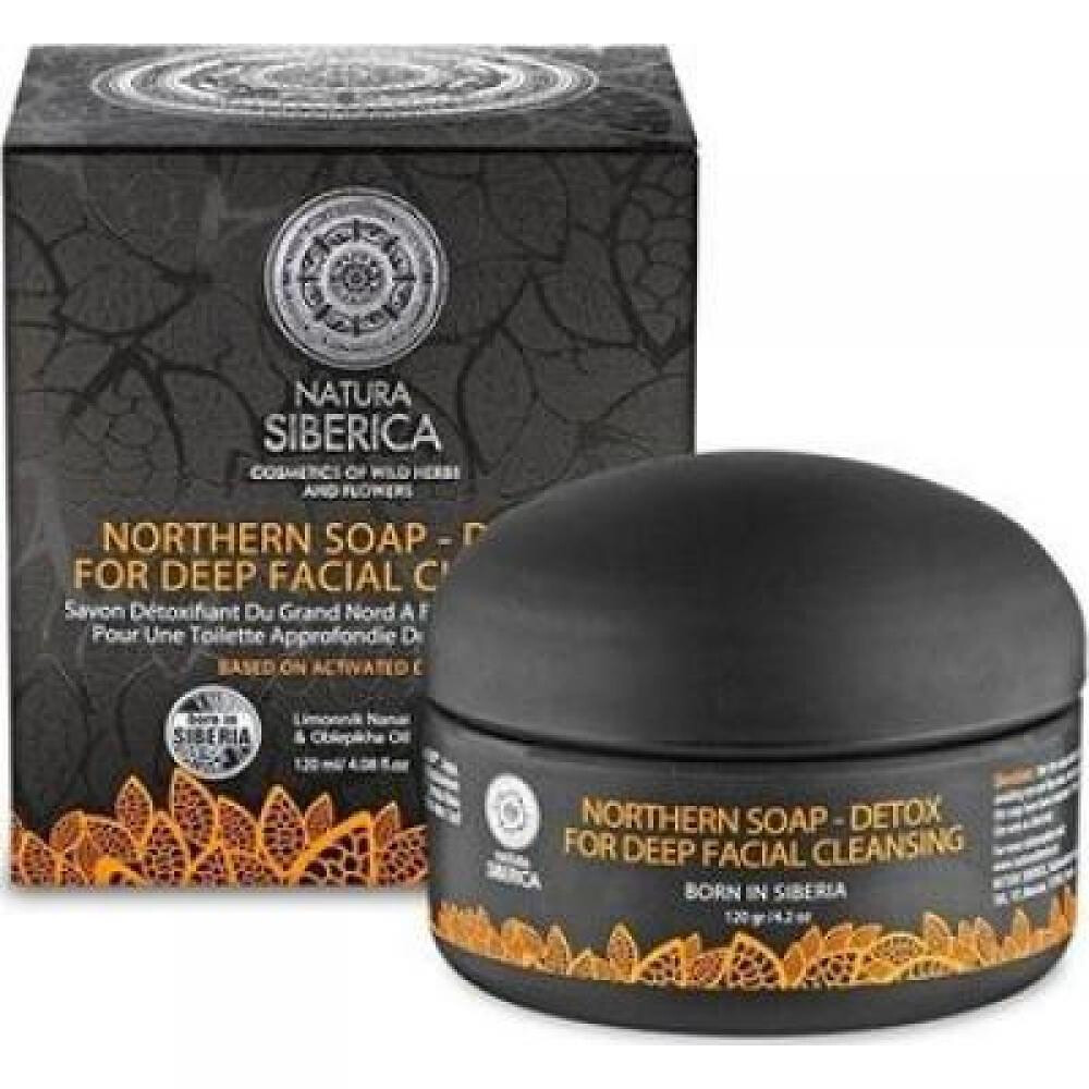 NATURA siberica Severnej mydlo Detox pre hlboké čistenie tváre 100 ml