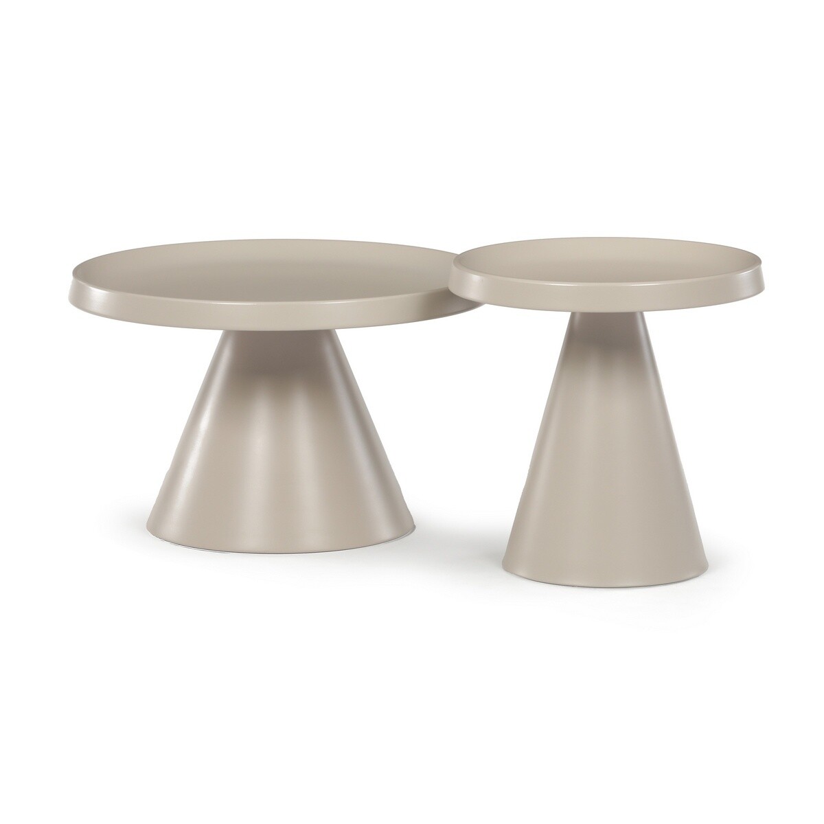 F4112 Sada konferenčných stolíkov CSM, béžová, 2ks