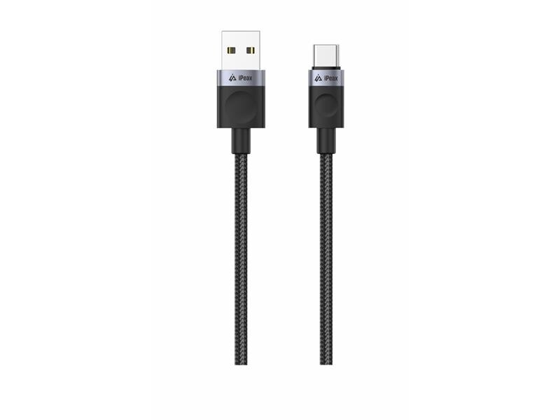 Kábel iPEAX 90010103 USB/USB-C 1 m čierny