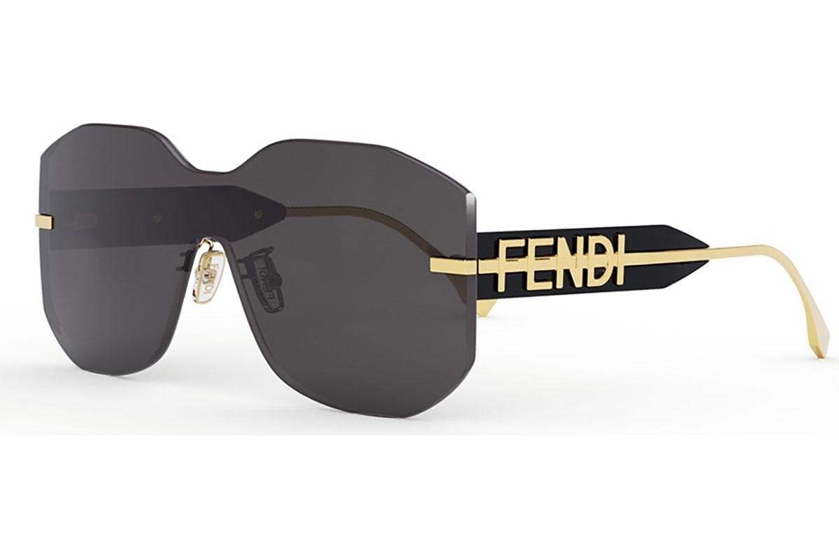 FENDI Fendigraphy Grey Geometric Sunglasses - L (99)