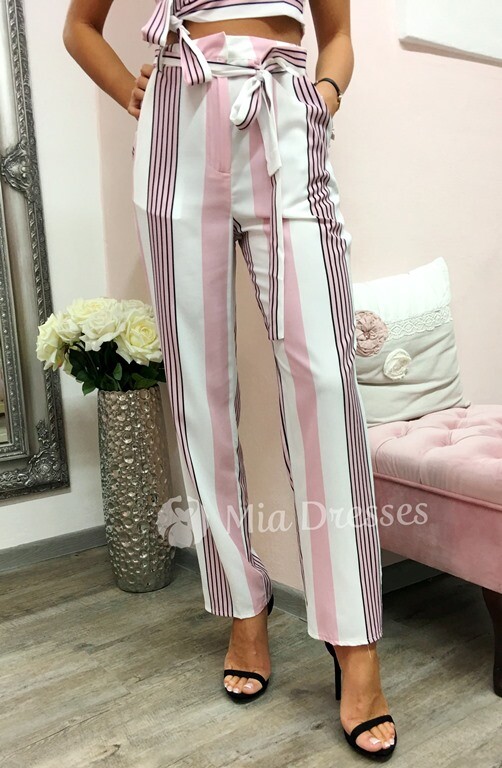 Poškodený tovar - Nohavice s pásikmi Veľkosť: S