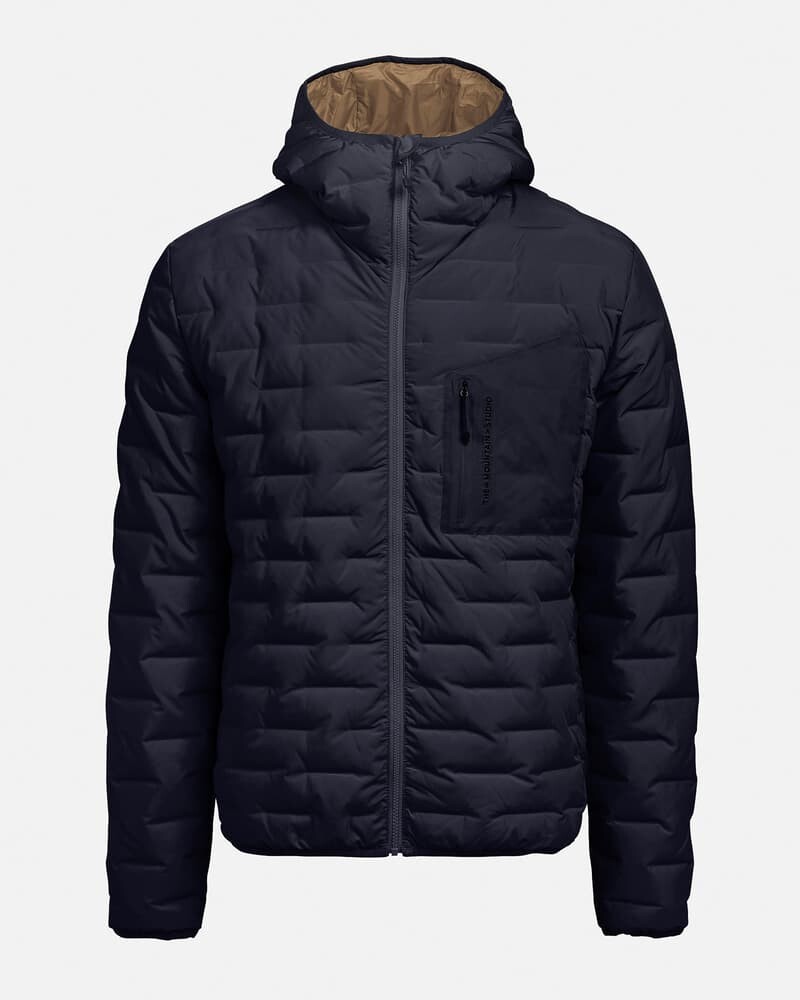 Obojstranná bunda The Mountain Studio REVERSIBLE LIGHT HOOD JACKET