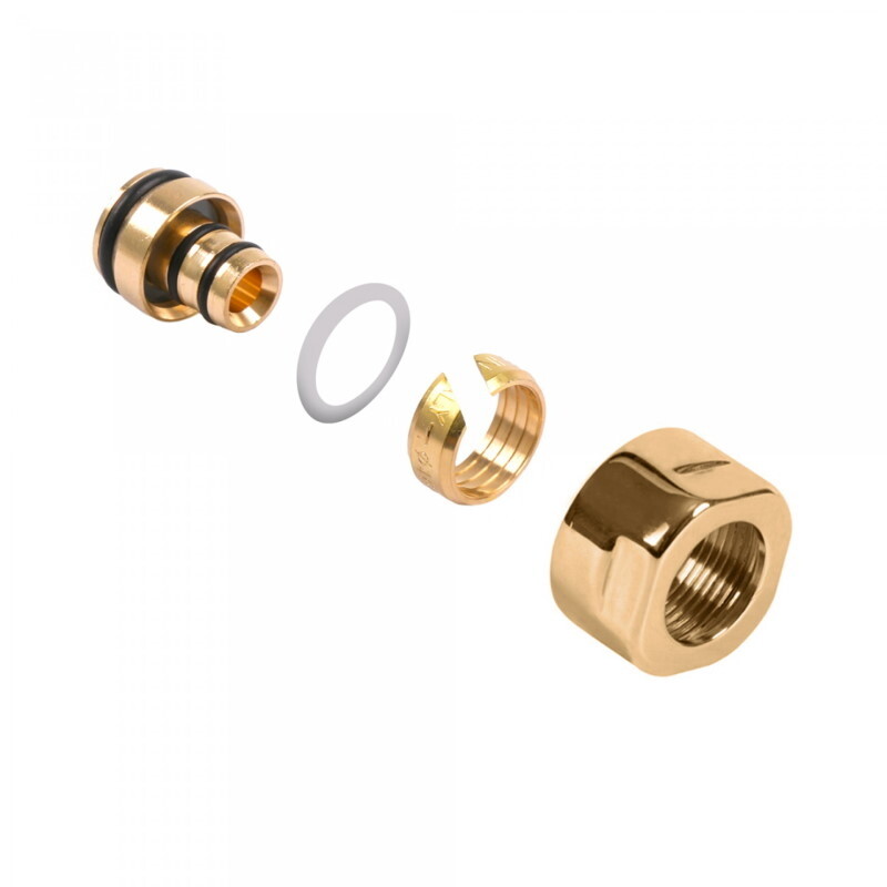 DK Terma šróbenie 24x19 na AL-PEX trubky Chrome