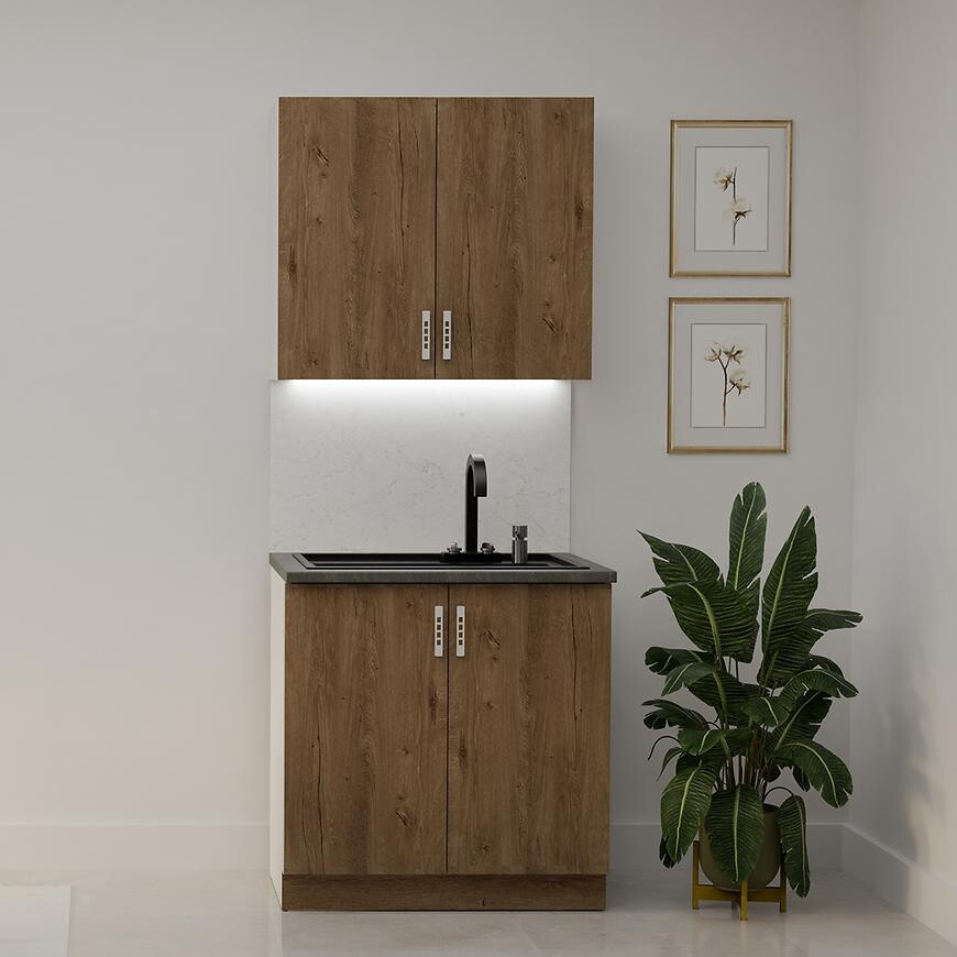 Kuchynská linka Sara dub Lefkas 80 cm bez pracovnej dosky