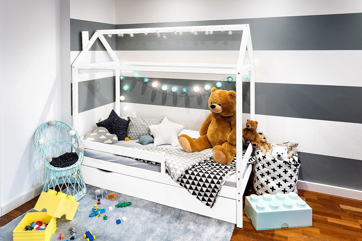 Ourbaby® 20062-0 Paul posteľ bez úložného priestoru 180x80 cm biela