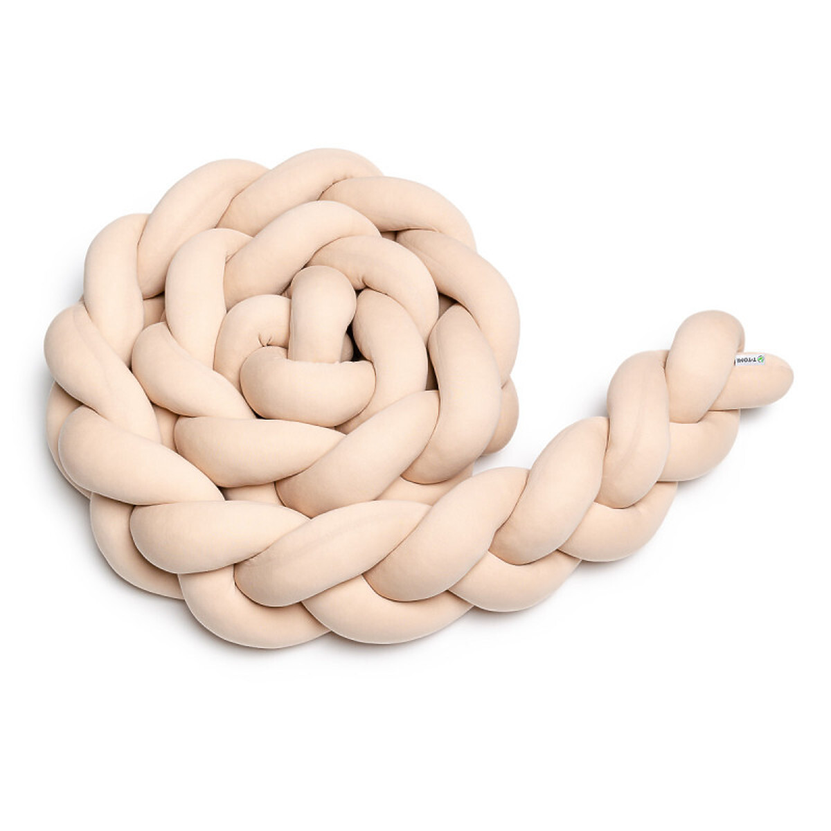 Pletený mantinel - béžová 180 cm