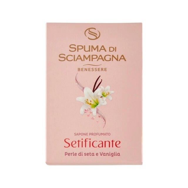 Spuma di ciampagna Spuma di Sciampagna Benessere Perle di Seta e Vaniglia - tuhé mýdlo  90g