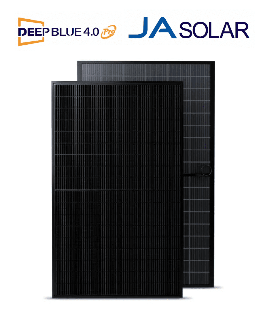 JA Solar 500 Wp Black Frame Bifacial Double Glass 22,6% JAM60D40-500/LB Množstvo: 36ks paleta