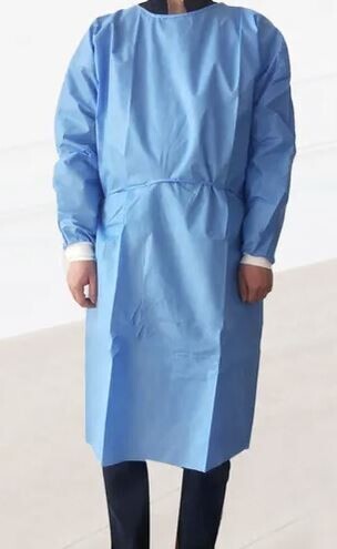 Ochranný oblek APRON 40g/m - modrý 1ks LEVEL 1