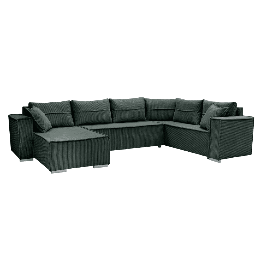 Univerzálna sedacia súprava, zelená, COLIN U UNI