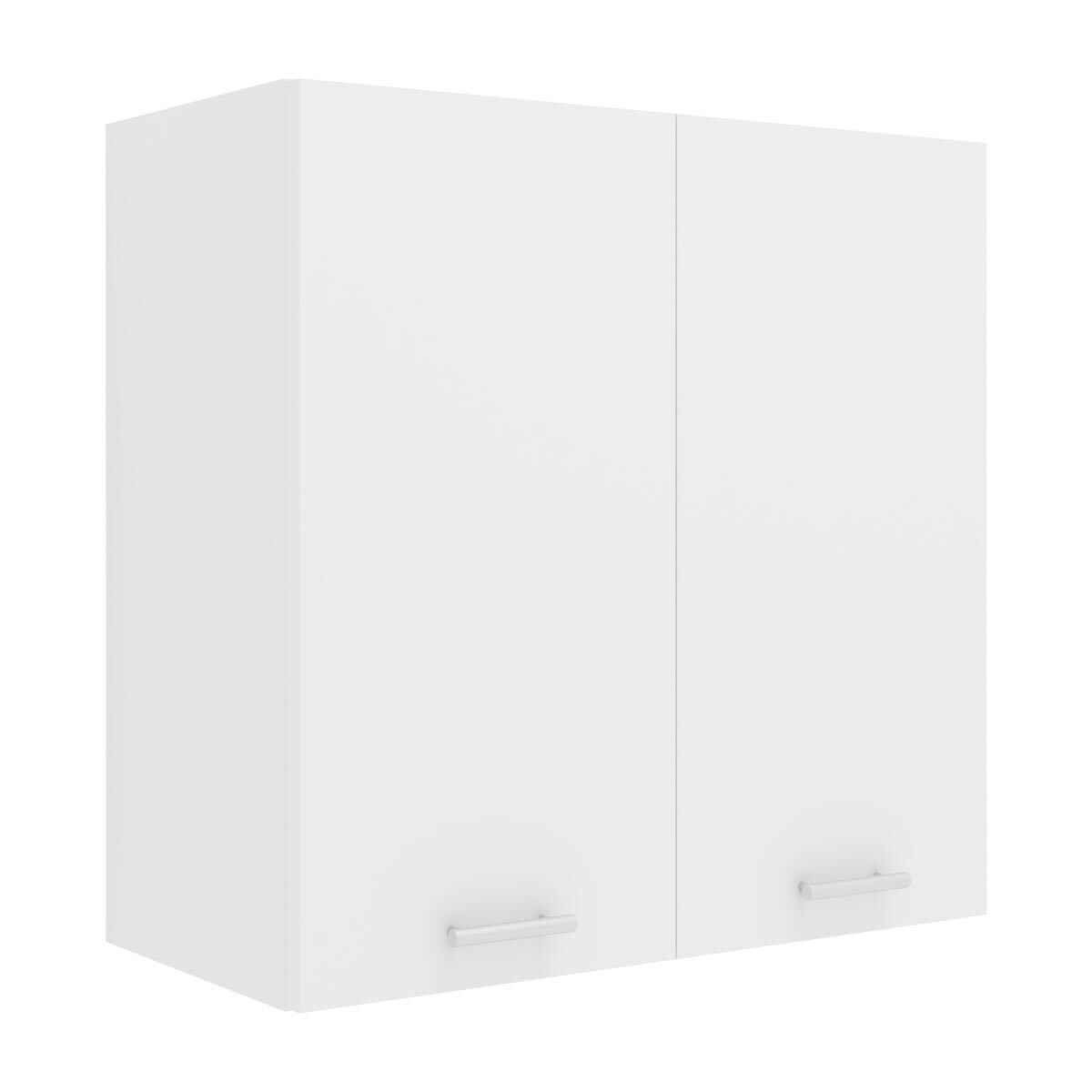 Horná kuchynská skrinka Esilo, 2 dvierka, 60 cm, biela
