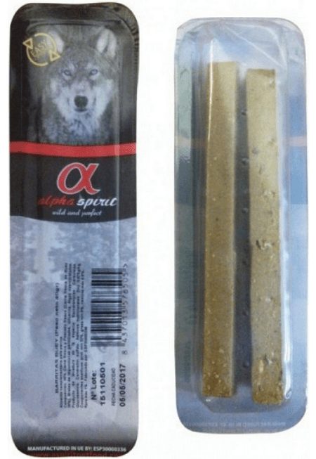 Maškrta Alphaspirit pečienkové tyčinky pre psy 4 x 10g