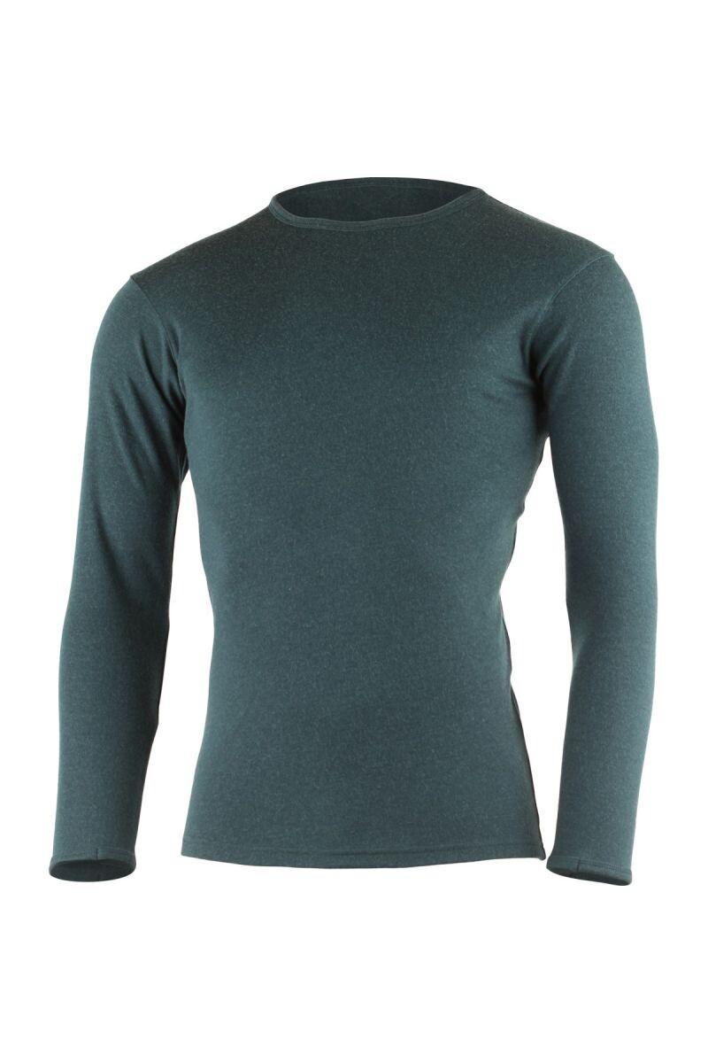 Lasting BELO 5757 petrolejová vlnená merino mikina Veľkosť: XXL 8595067874524