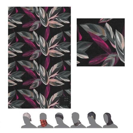 SENSOR TUBE LEAVES šatku multifunkčný čierna / multi Veľkosť: UNI 8592837076911