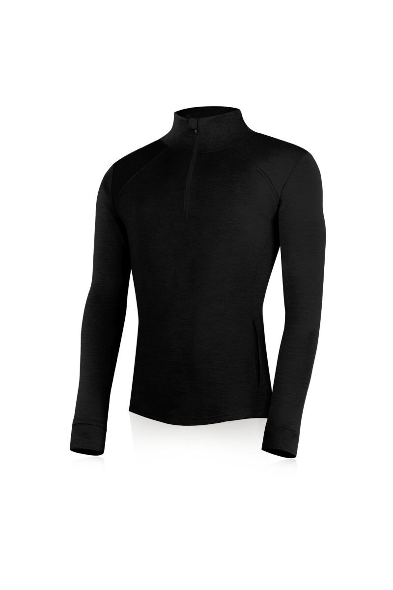 Lasting pánska merino mikina WARMIN 9099 čierna Veľkosť: L 8596445047837