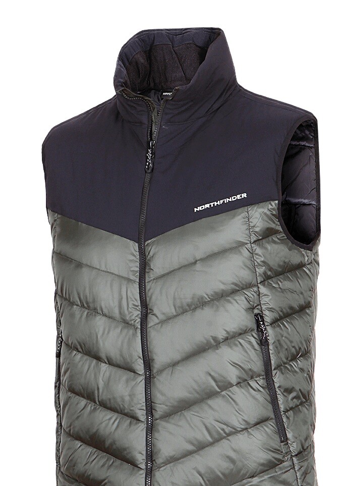 Northfinder JEDRICK blackdarkgreen pánska vesta VE-3500OR-550 Veľkosť: L 8584153639178