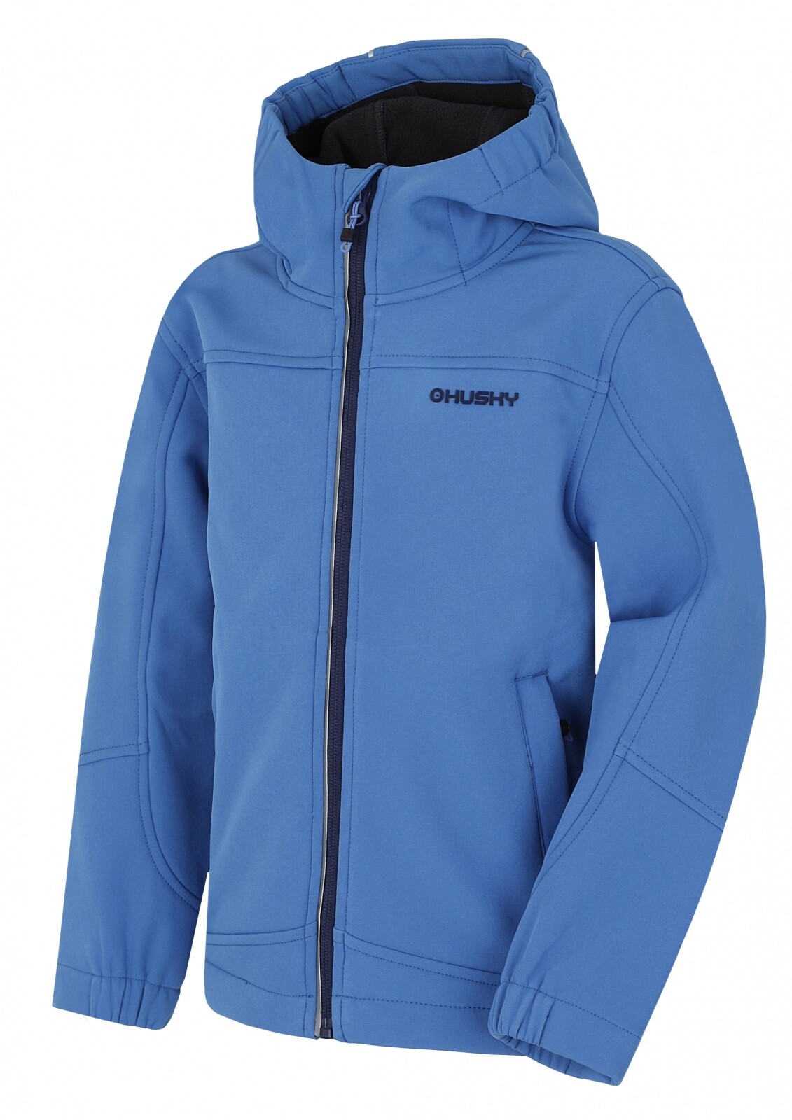 Husky Detská softshell bunda Simbo K light blue Veľkosť: 128