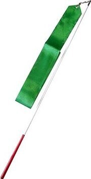 EFFEA Gymnastická stuha + tyčka – tmavozelená