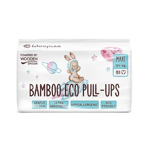 Woopies detské EKO plienkové nohavičky (12+kg) Pull-ups Wooden Spoon 28ks