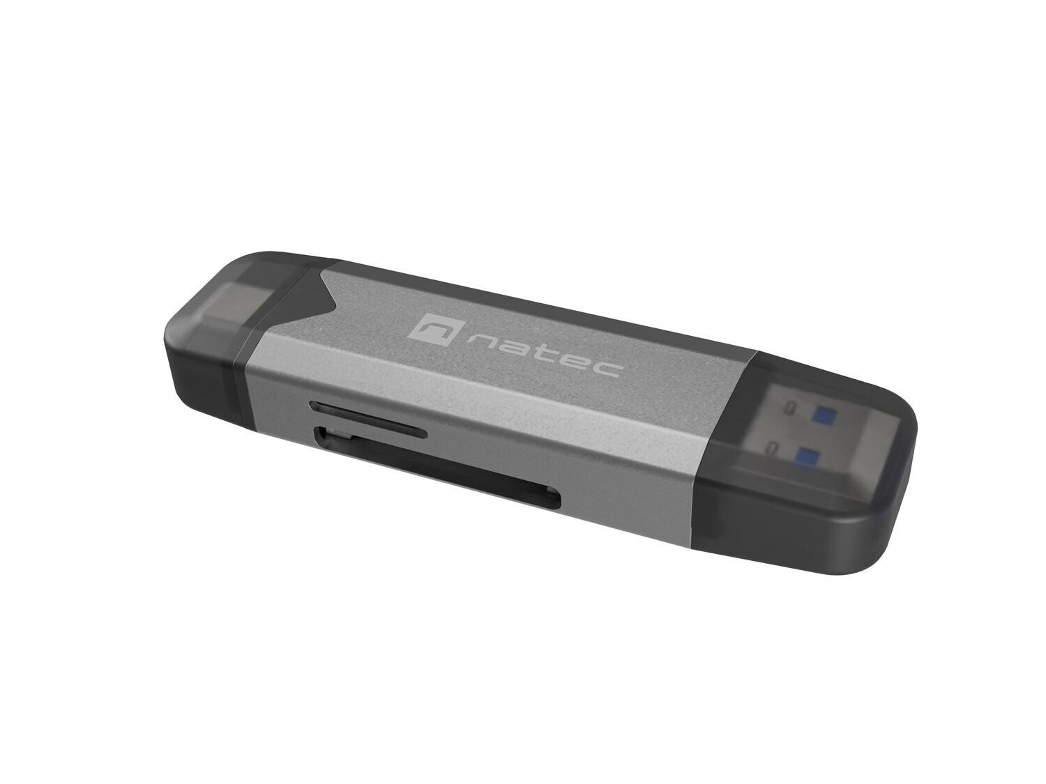 Čítačka kariet Natec SCARAB 3 USB-A + USB-C 3.1 GEN 1/microSD/microSDHC/microSDXC/SD/SDHC/SDXC/T-Flash