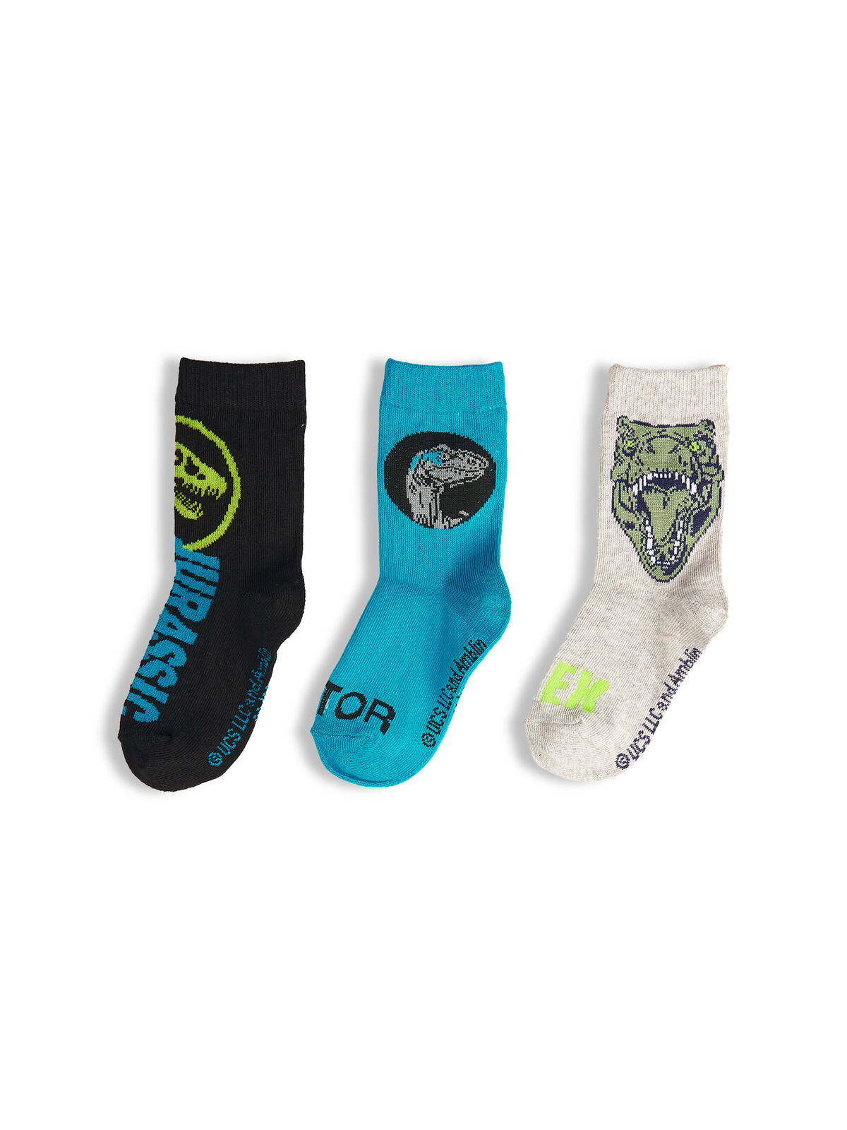 GATE Balenie 3 párov ponožiek Jurassic World