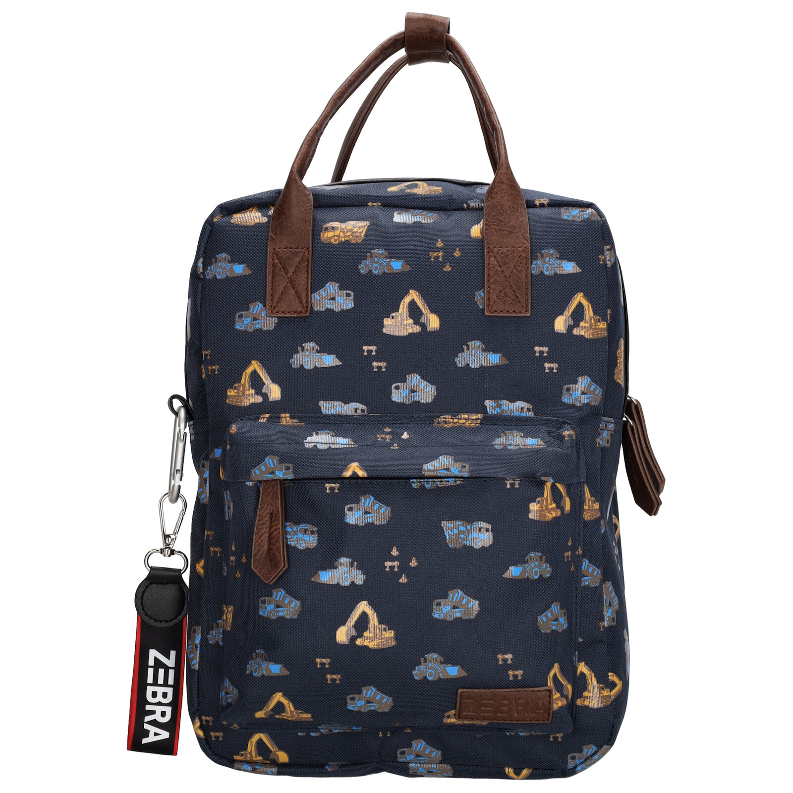 Detský batoh s príveskom Zebra Trends Boys 8 L - navy