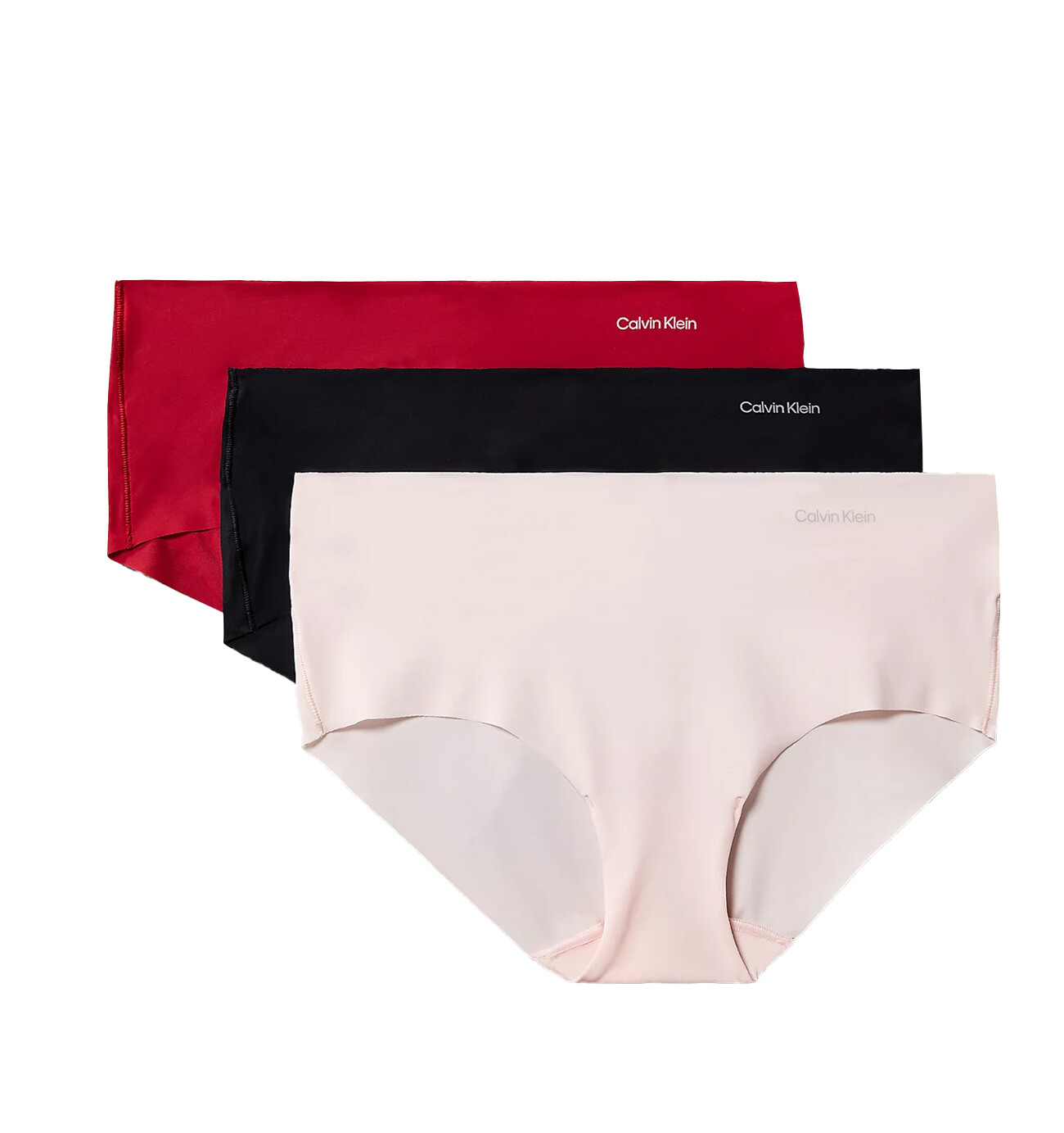 CALVIN KLEIN - nohavičky 3PACK Invisibles soft seamless micro stretch hidden energy - limitovaná edícia