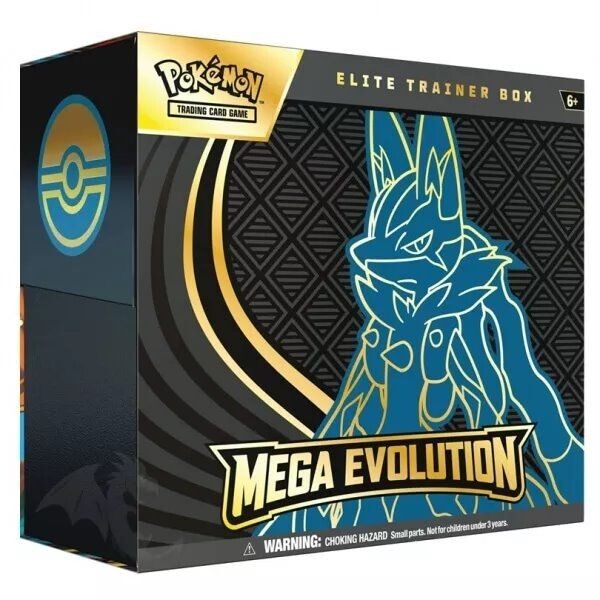 Kartová hra Pokémon TCG: Mega Evolution Mega Elite Trainer Box Lucario ex (Pokémon) Lucarioex