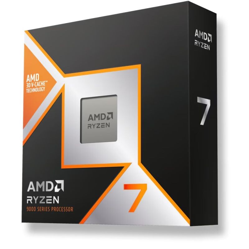 AMD Ryzen 7 9800X3D (až 5,2GHz 104MB 120W AM5) Box, bez chladica 100-100001084WOF