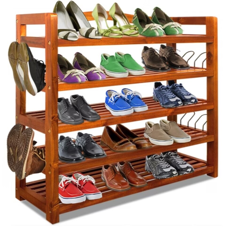 Botník z agátového dreva D100698 Dekorhome