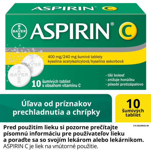 ASPIRIN-C 10 šumivých tabliet