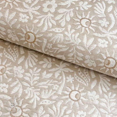 Dekoračná látka jacquard Sunlight lin