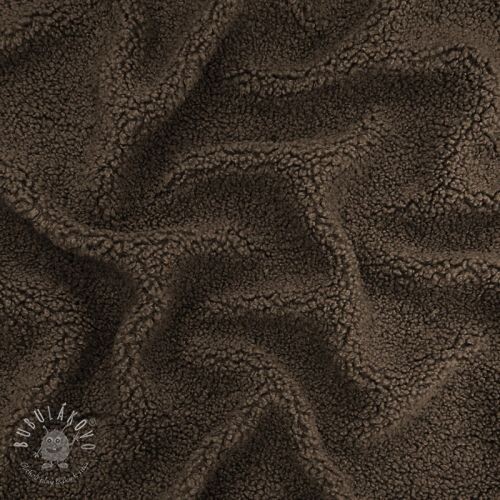 Kabátovina TEDDY dark brown